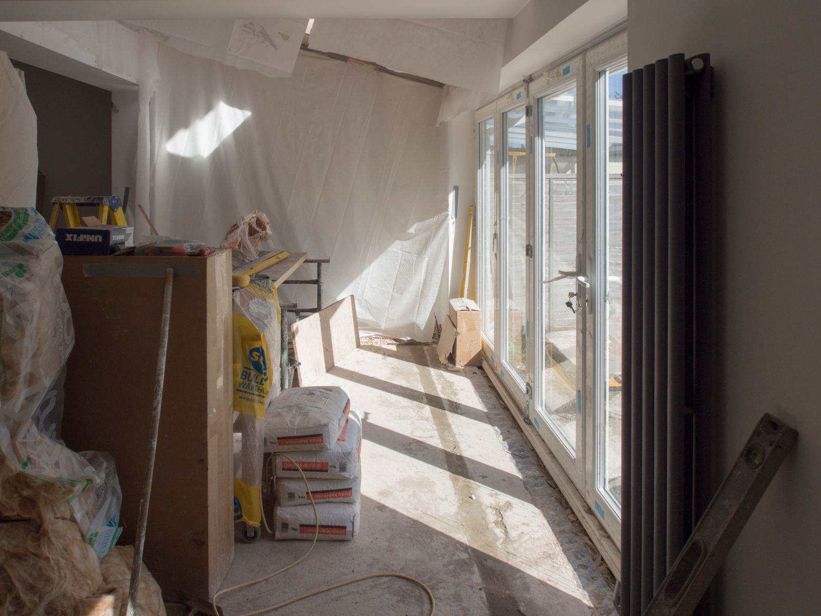 Careful craftsmanship on site